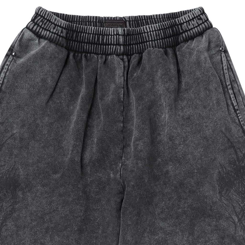 Z10 Washed Gray Wide-Leg Sweatpants