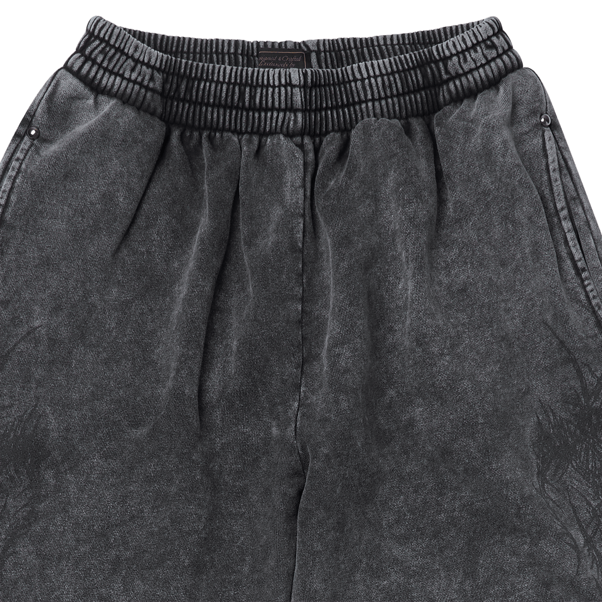Z10 Washed Gray Wide-Leg Sweatpants