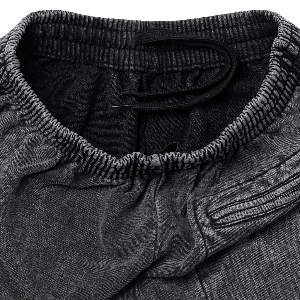 Z10 Washed Gray Wide-Leg Sweatpants